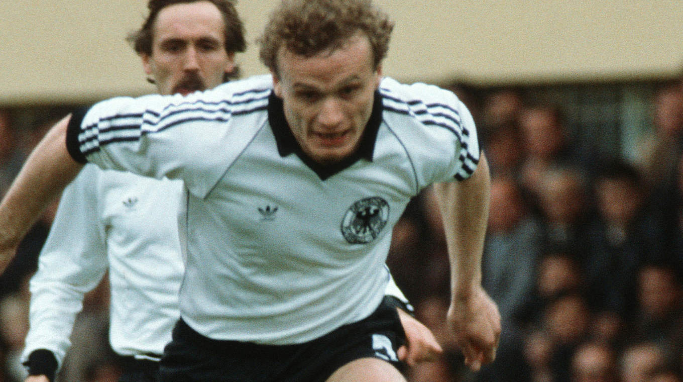 72 Spiele im DFB-Trikot: Hans-Peter Briegel © 1983 Getty Images