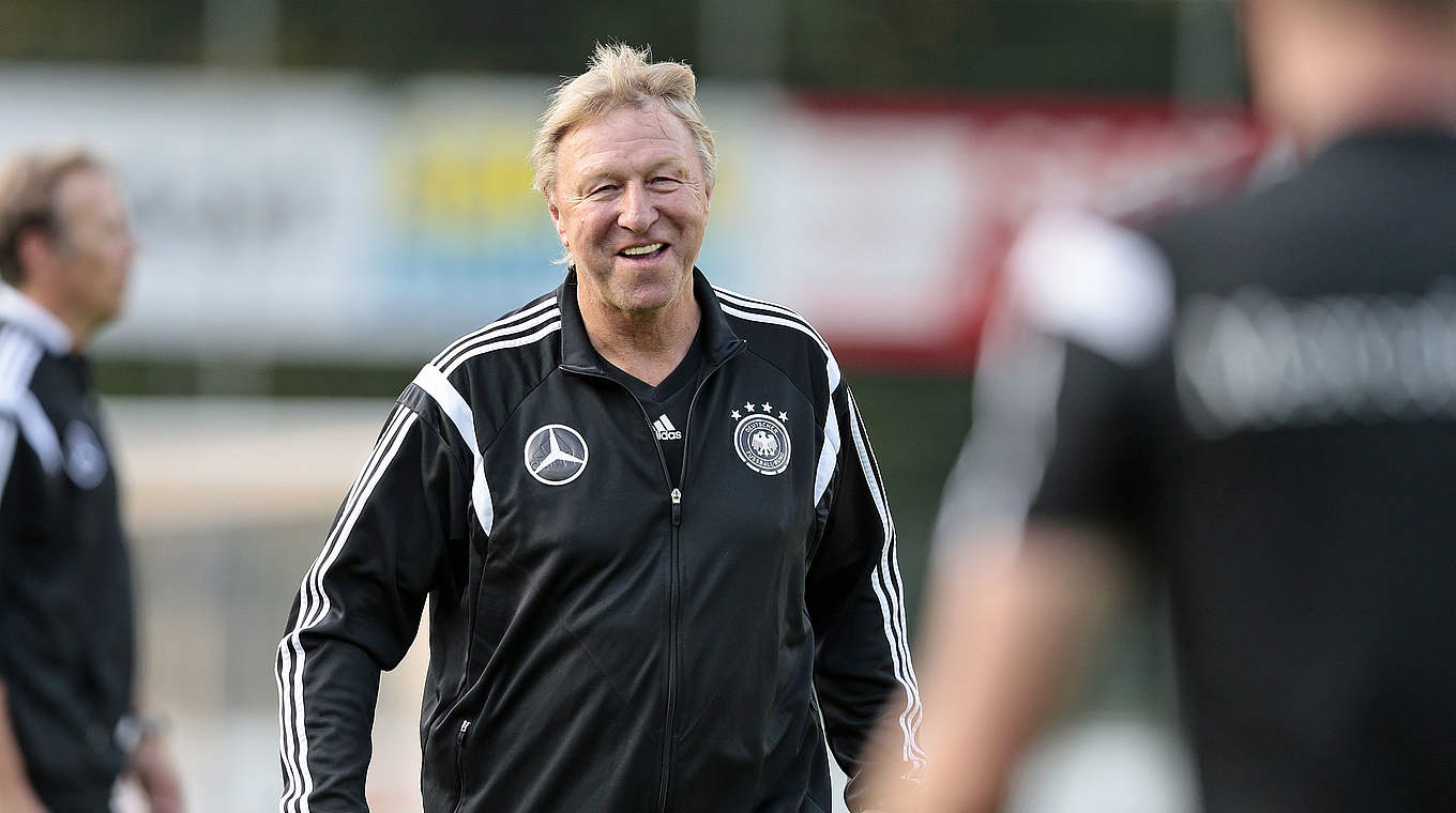 Hrubesch: "If the players fulfil their potential, this team can achieve a lot." © 2015 Getty Images