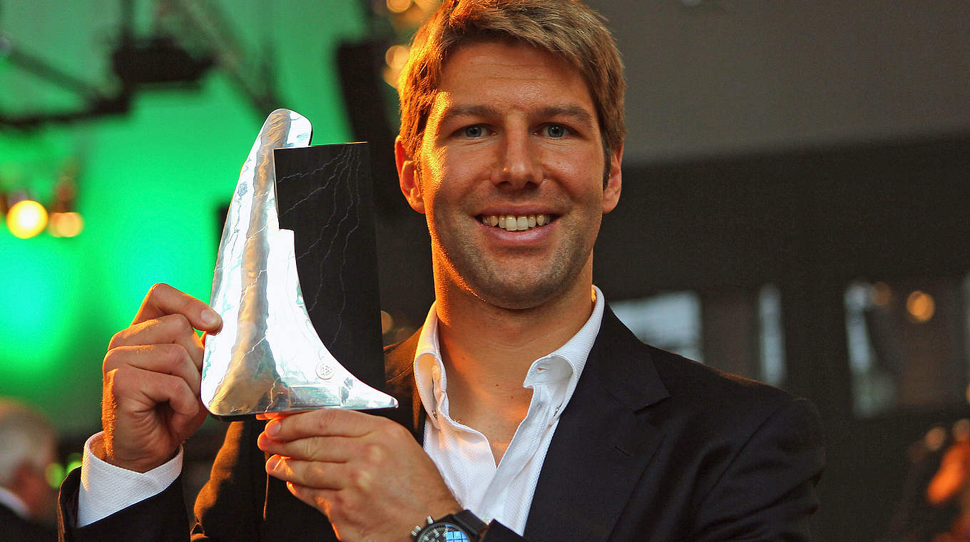 2011 mit dem Julius Hirsch Preis ausgezeichnet: Ex-Nationalspieler Thomas Hitzlsperger © 2011 Getty Images