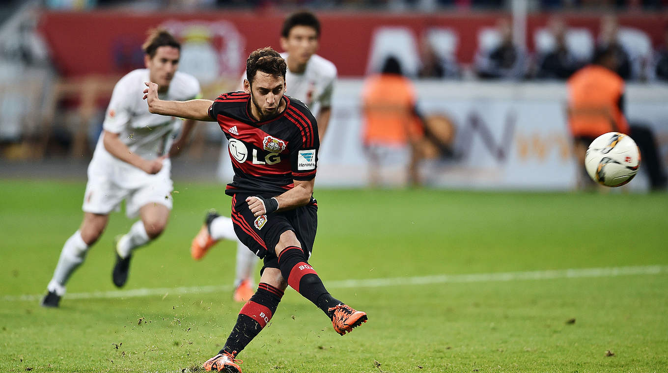 Calhanoglu missed a penalty after the break © 2015 Getty Images