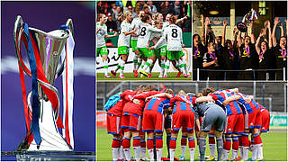 Champions League der Frauen: Wolfsburg, Frankfurt und Bayern kämpfen um den Titel © Getty/DFB