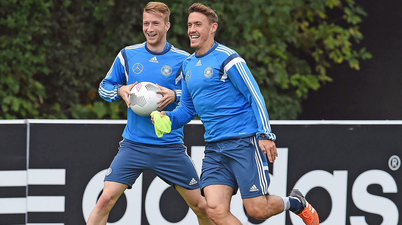 Marco Reus (left): "I was always aware of the quality in this team" © GES/Markus Gilliar