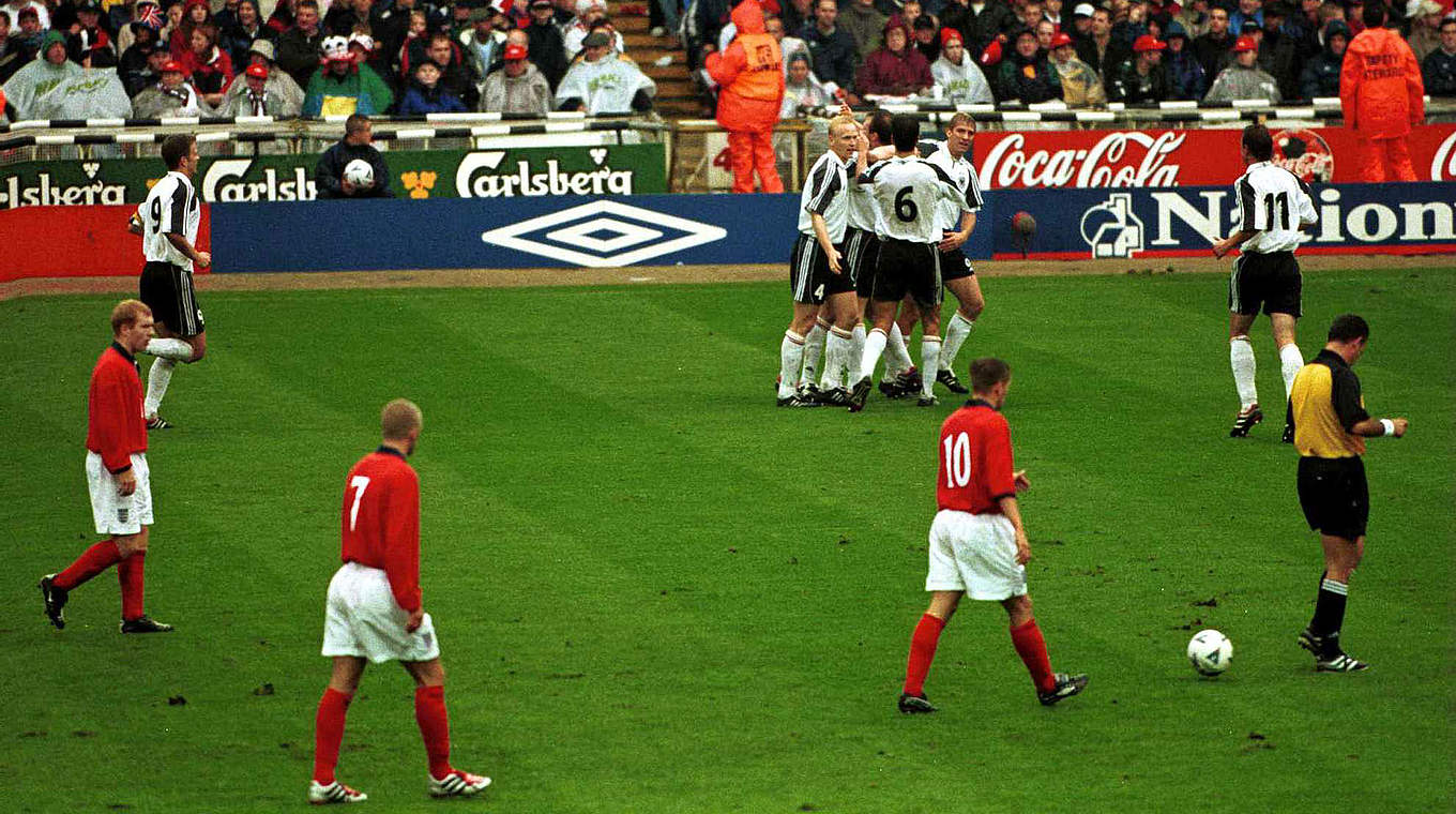 Jubel um Hamann - Schock für England beim Abschied vom "alten" Wembley 2000 © AFP/GettyImages