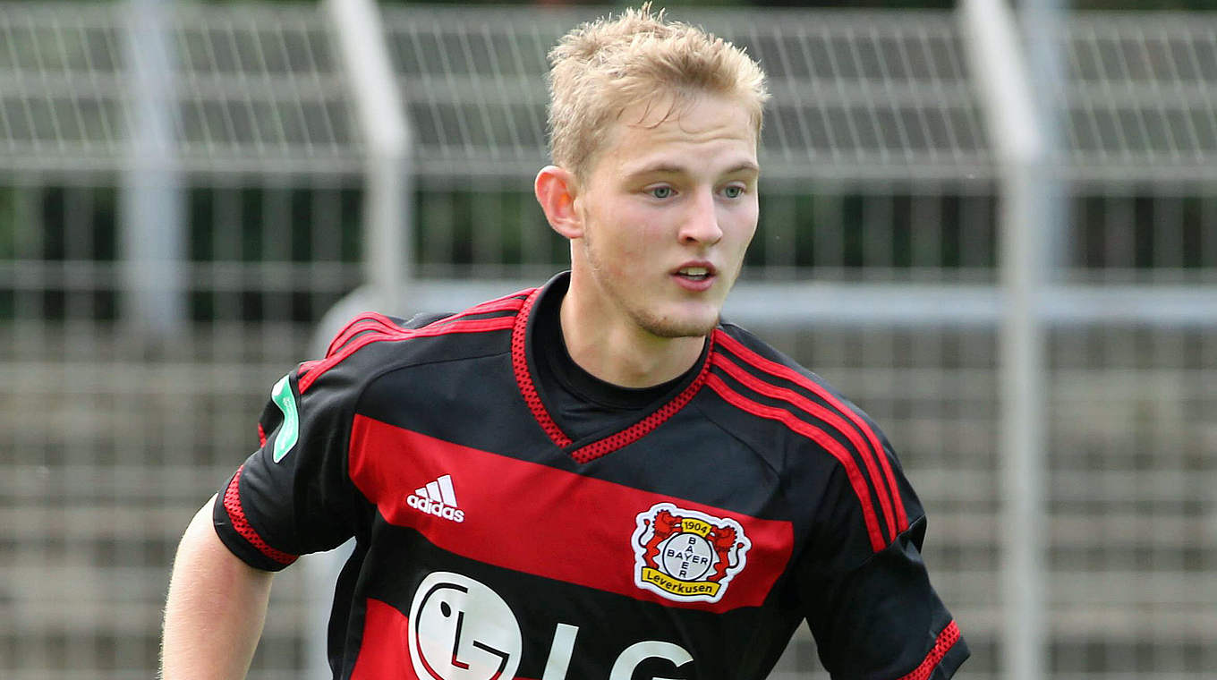 Mit Lettlands U 21 unterwegs: Andrejs Ciganiks aus der U 19 von Bayer Leverkusen © imago/Otto Krschak
