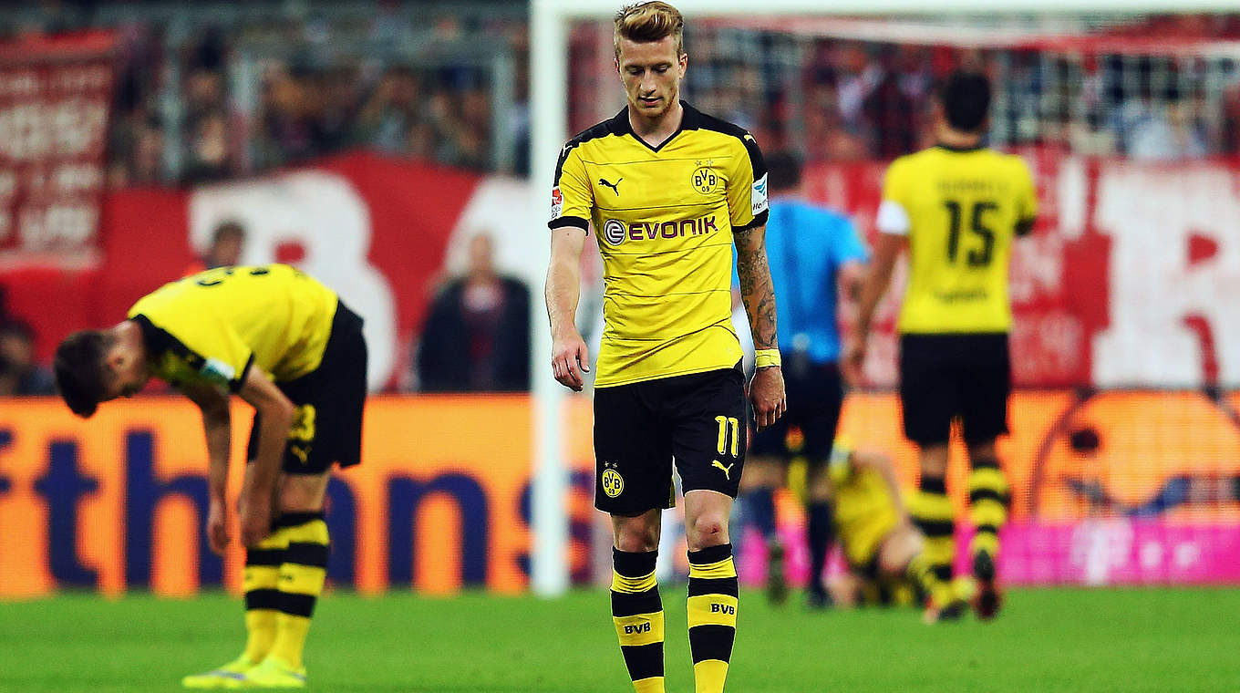 BVB star Marco Reus on the 5-1 defeat to Bayern Münhen: "That wasn't a good day" © 2015 Getty Images