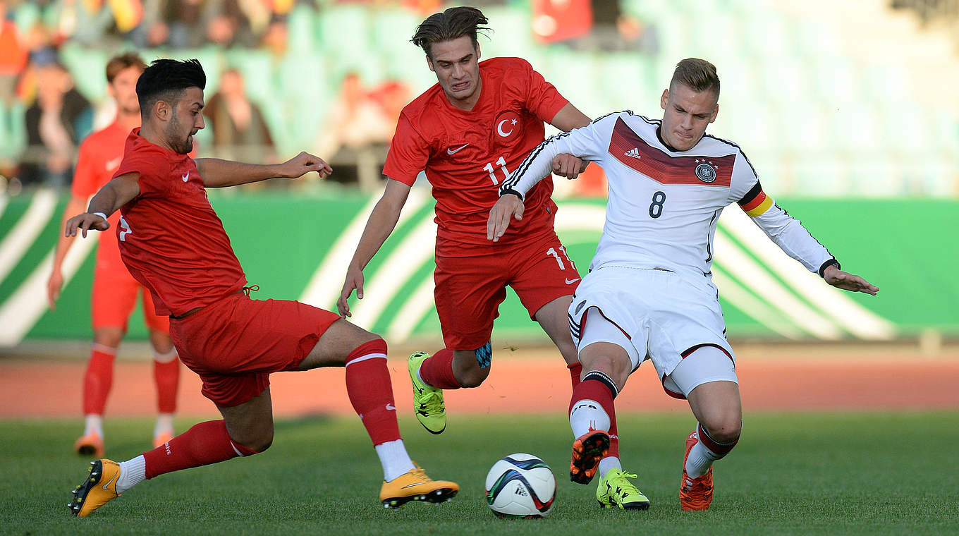 Max Christiansen from FC Ingolstadt put in a physically commanding performance. © 2015 Getty Images