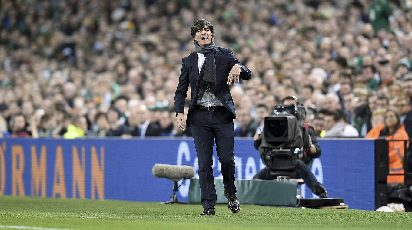 Joachim Löw: "We failed to show the composure and quality to score goals" © GES/Markus Gilliar