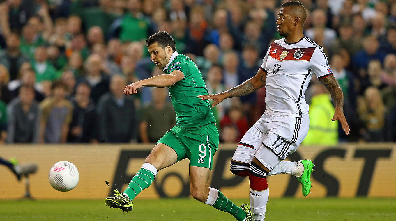 Boateng on Ireland's goal: "It was hard for me to get across" © 2015 Getty Images