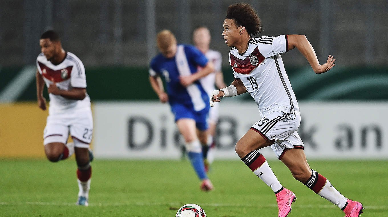 Will Leroy Sané become the 77th debutant under Joachim Löw? © 2015 Getty Images