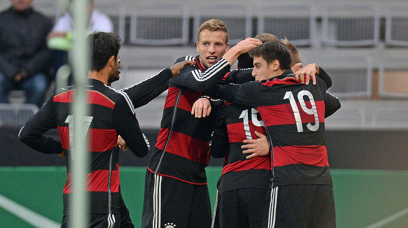 The Germany U20s recorded their second win in two games in the Elite Cup © 2015 Getty Images