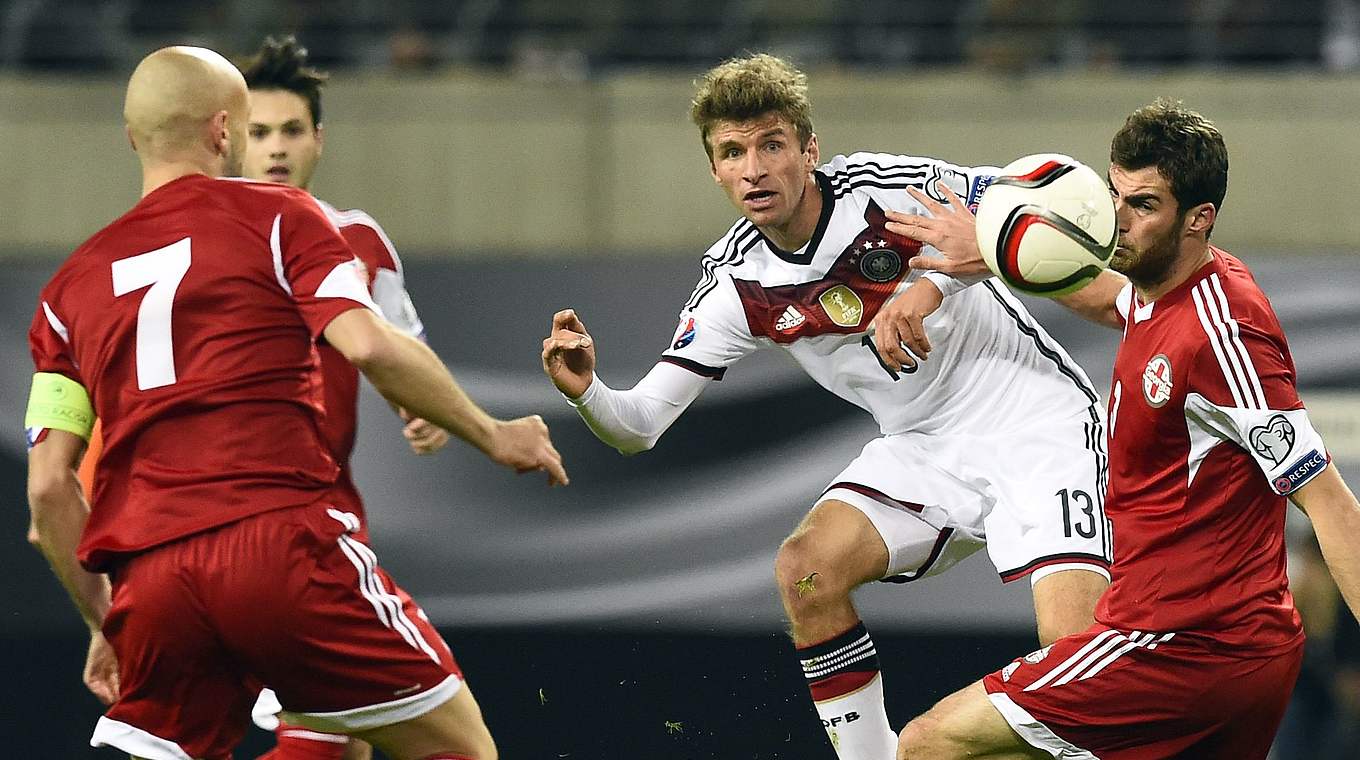 Thomas Müller was the second highest goalscorer after finding the net 9 times © 