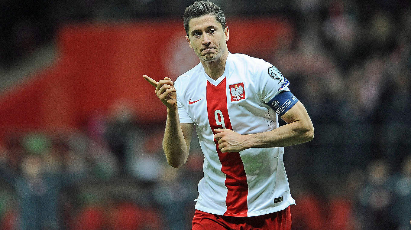 Schießt Polen mit 13 Toren zur EM: Rekord-Torschütze Lewandowski © imago/East News