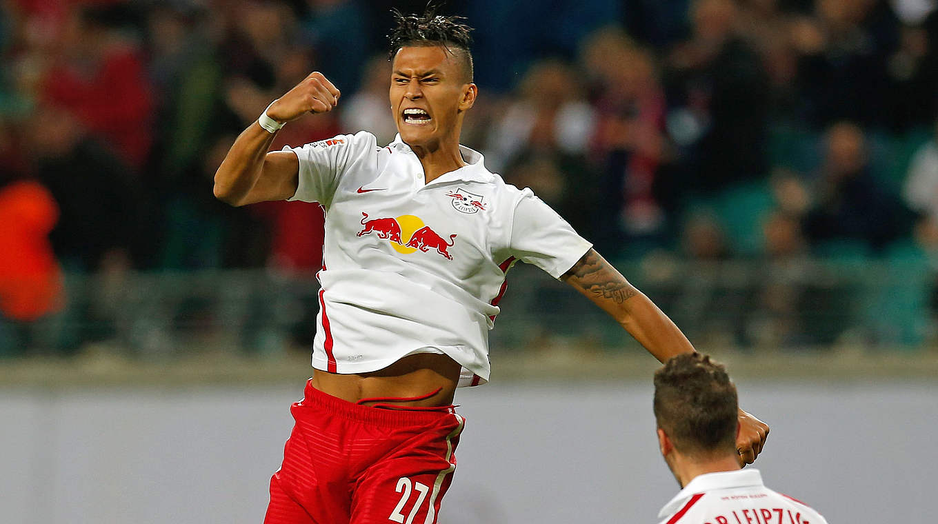 Beim jüngsten Sieg gegen Nürnberg erfolgreich: U 21-Nationalspieler Davie Selke © 2015 Getty Images