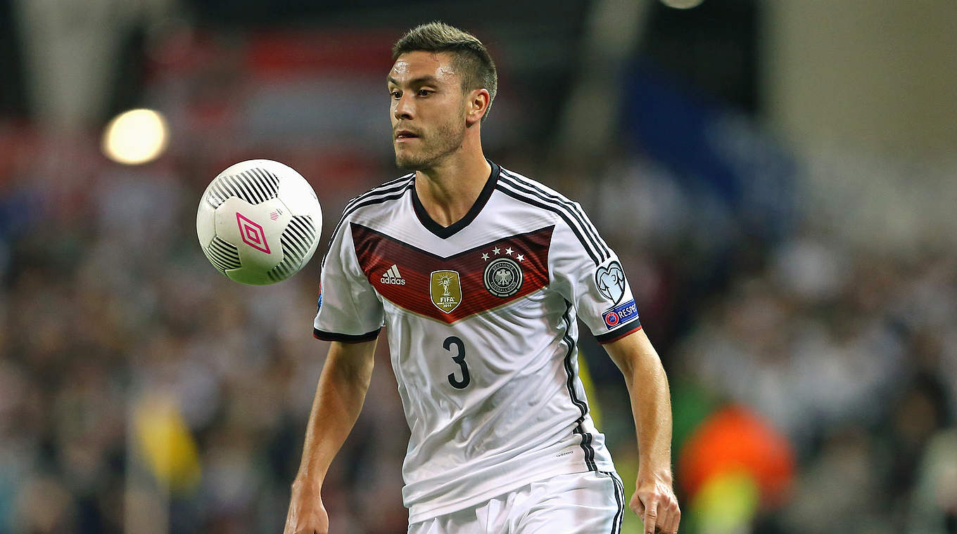 The latest fixture in the German national team: Jonas Hector of 1. FC Köln © 2015 Getty Images