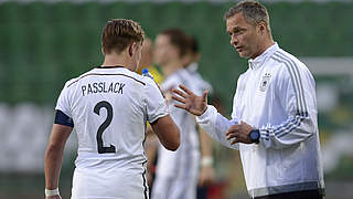 Der Trainer und sein Kapitän: Christian Wück (r.) mit Felix Passlack (l.) © 2015 Getty Images