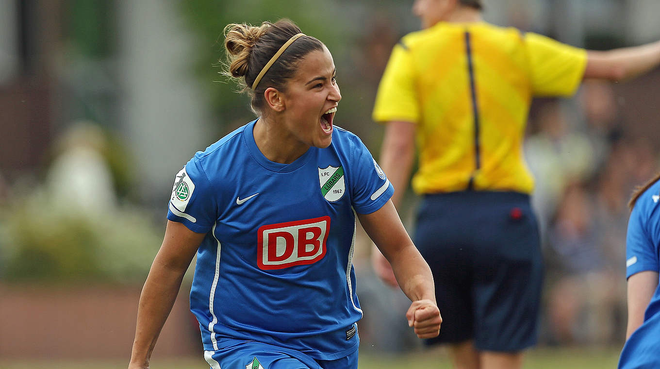 Spielt erfolgreich beim Zweitligisten Lübars: Aylin Yaren © 2015 Getty Images