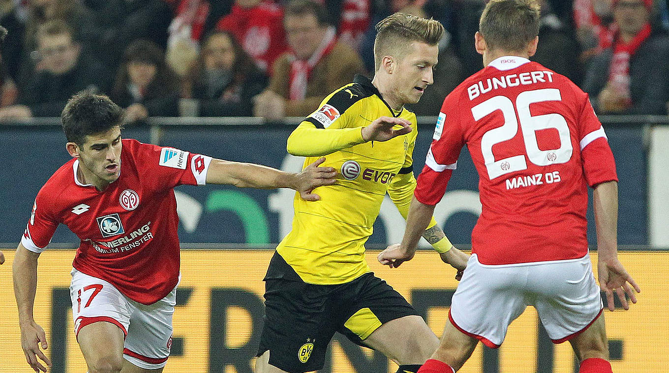 Marco Reus made the difference for BVB against Mainz © DANIEL ROLAND/AFP/Getty Images