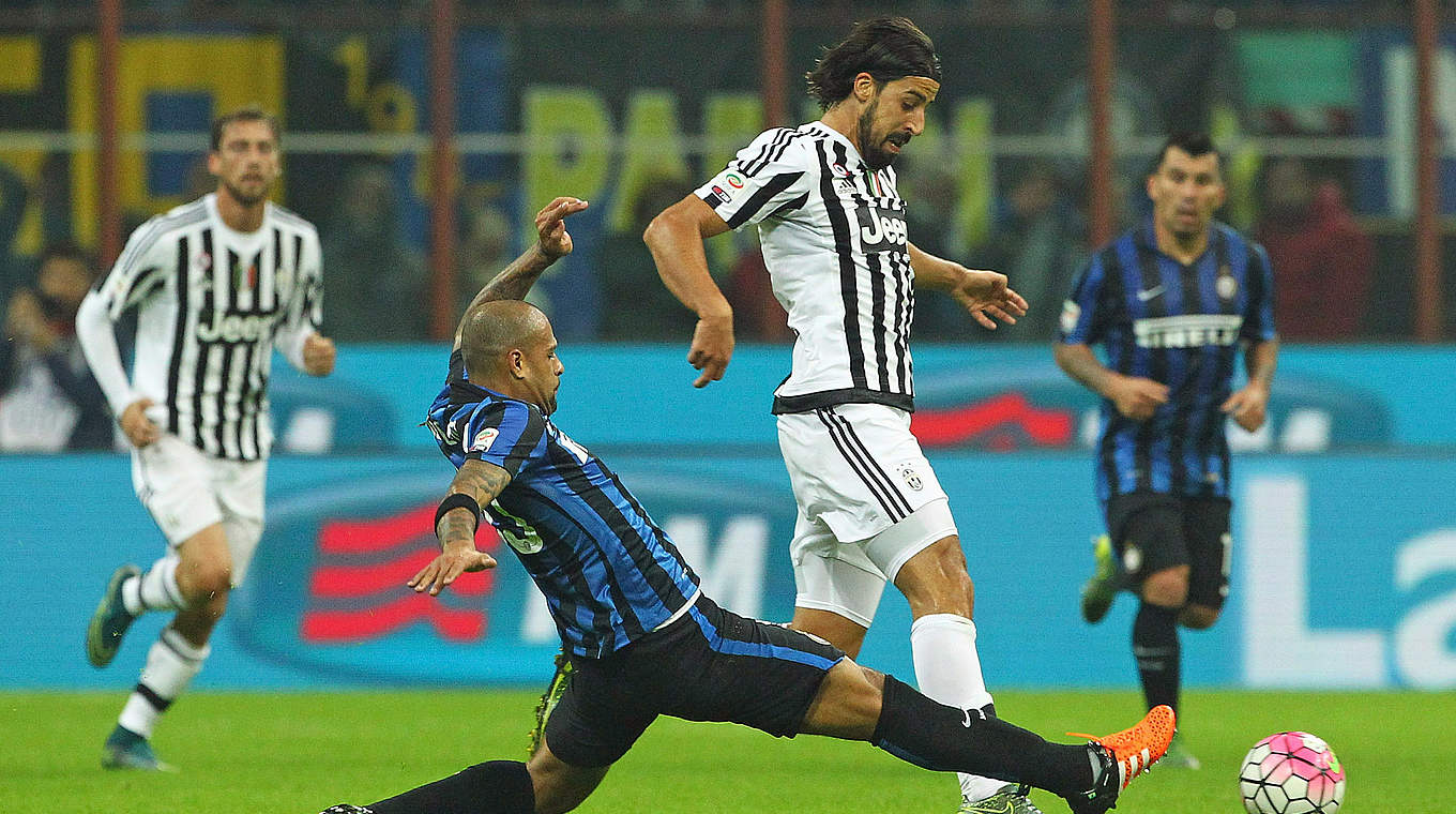 Khedira was unlucky to leave Milan with just one point © 2015 Getty Images