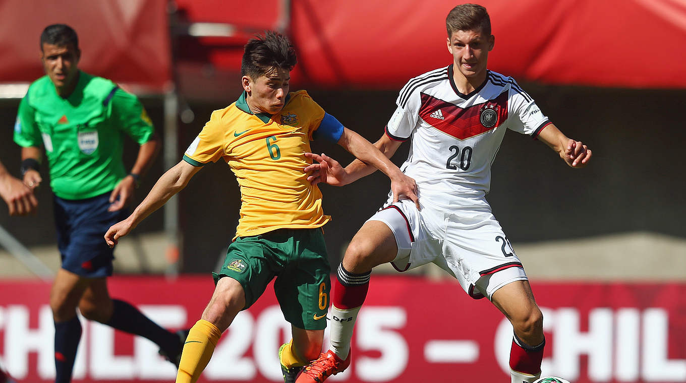 Vitaly Janelt scored Germany's fourth © 2015 FIFA