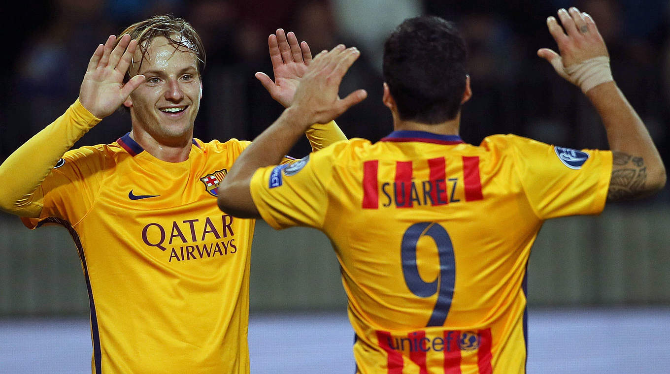 Matchwinner für Barcelona: Rakitic (l.) © 2015 Getty Images