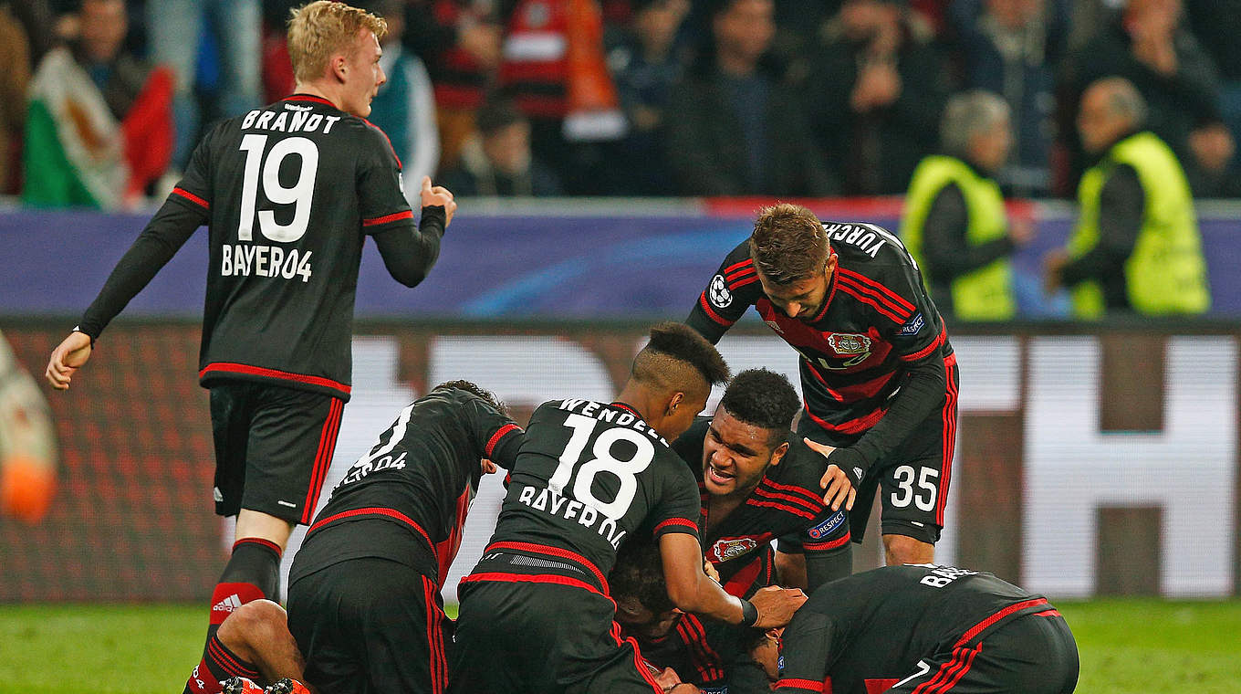 Salvation for Leverkusen as they rescue a point in the dying stages © 2015 Getty Images
