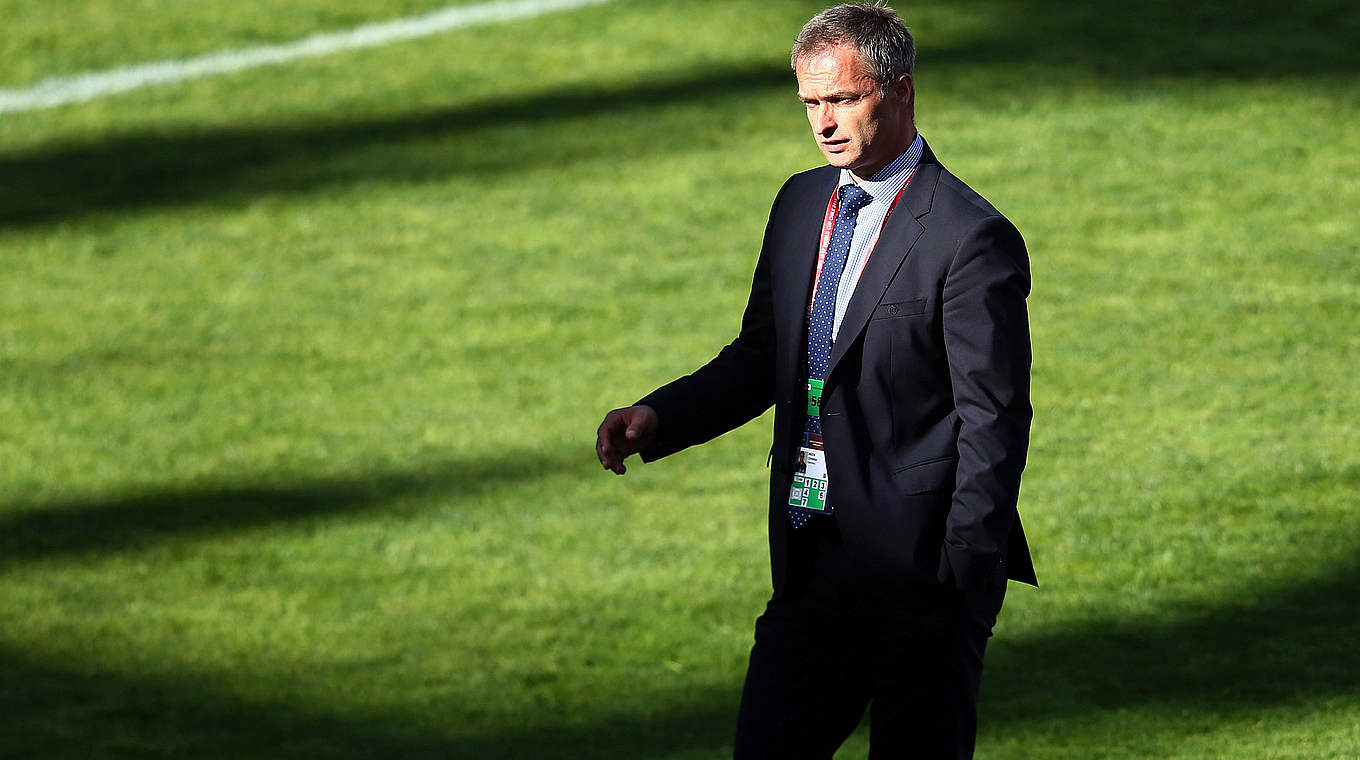 DFB-Trainer Christian Wück: "Die Argentinier sind sehr robust und zweikampfstark" © 2015 FIFA