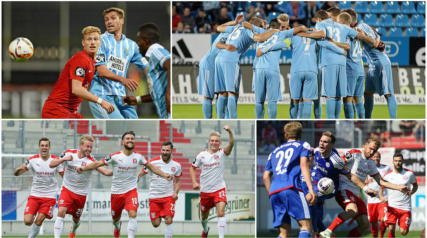 Verlieren verboten: Chemnitz gegen Halle im Verfolgerduell am 14. Spieltag der 3. Liga © 2015 Getty Images