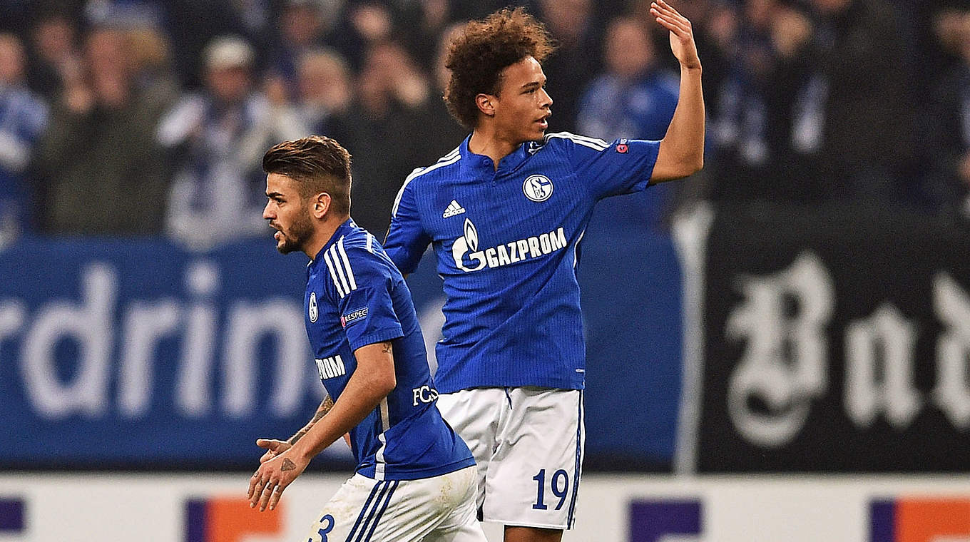 Leroy Sané scored a superb equaliser in the 2-2 draw against Sparta Prague © 2015 Getty Images