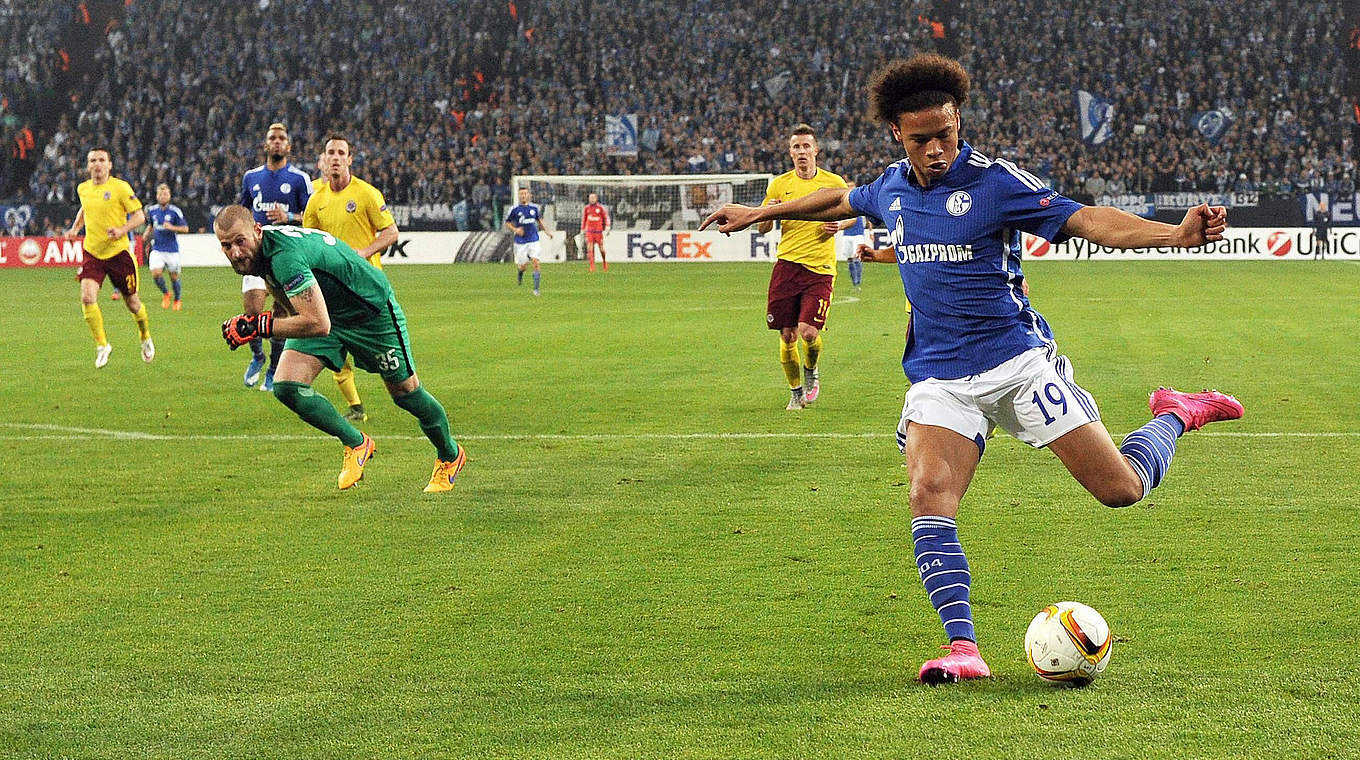Gegen Sparta Prag erzielte Sané sein zweites Tor für Schalke auf internationaler Ebene © imago