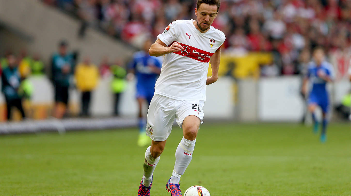 Steht vor seinem 300. Bundesligaspiel: Ex-Nationalspieler Christian Gentner vom VfB  © 2015 Getty Images