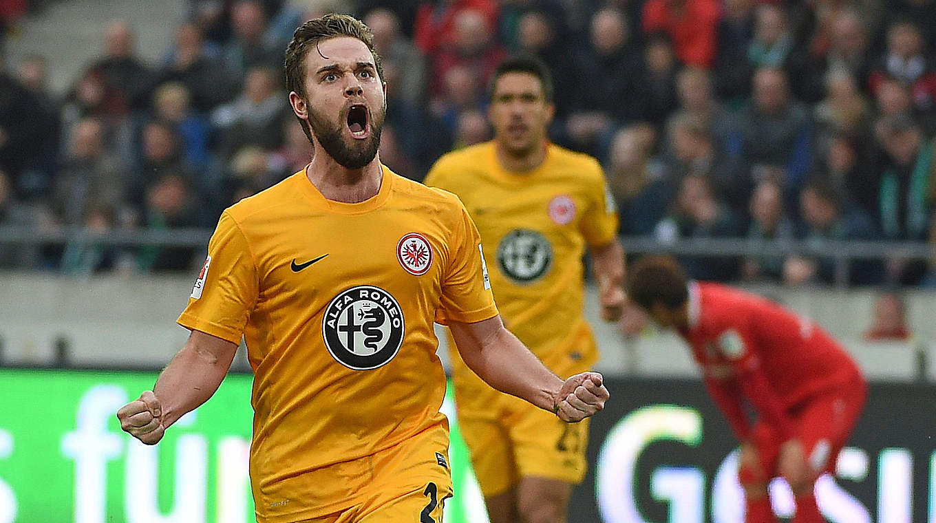 Germany U21 Stendera scored a brace to win the game for Eintracht © imago/Jan Huebner