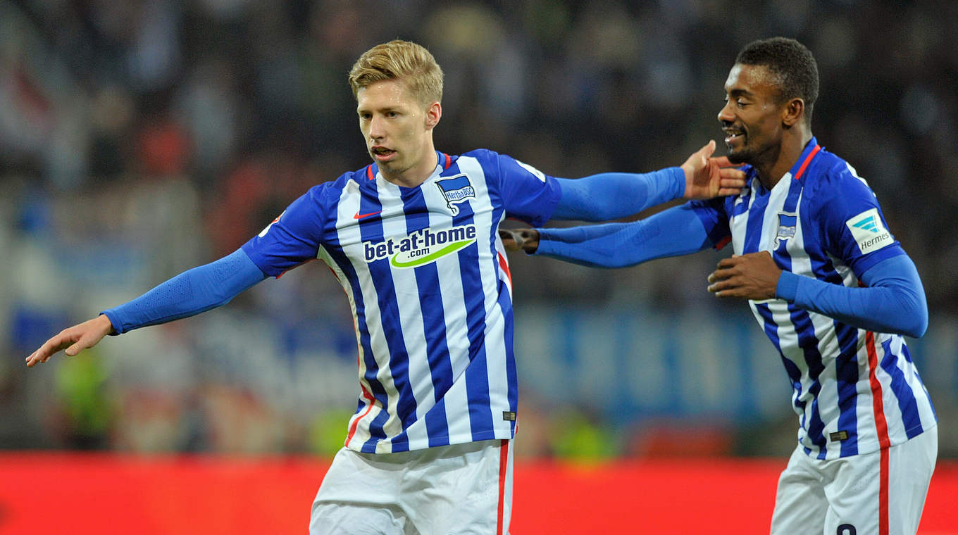 Erzielt den einzigen Berliner Treffer: Mitchell Weiser (l.) © 2015 Getty Images