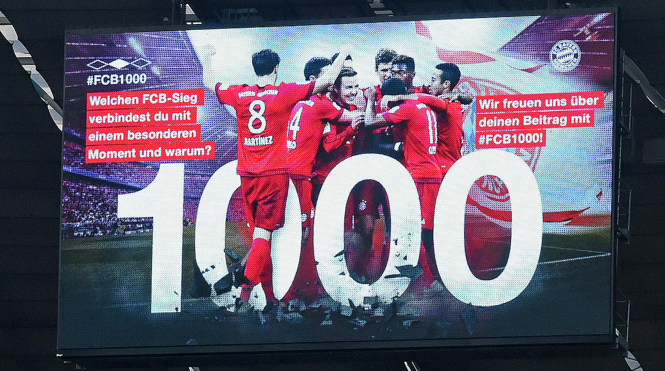 1000 Siege: Bayern als erster Klub vierstellig © 2015 Getty Images