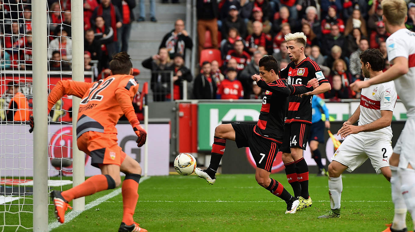 Leverkusens Lieblingsgegner: Bayer feiert elften Sieg in Serie gegen Stuttgart © 2015 Getty Images