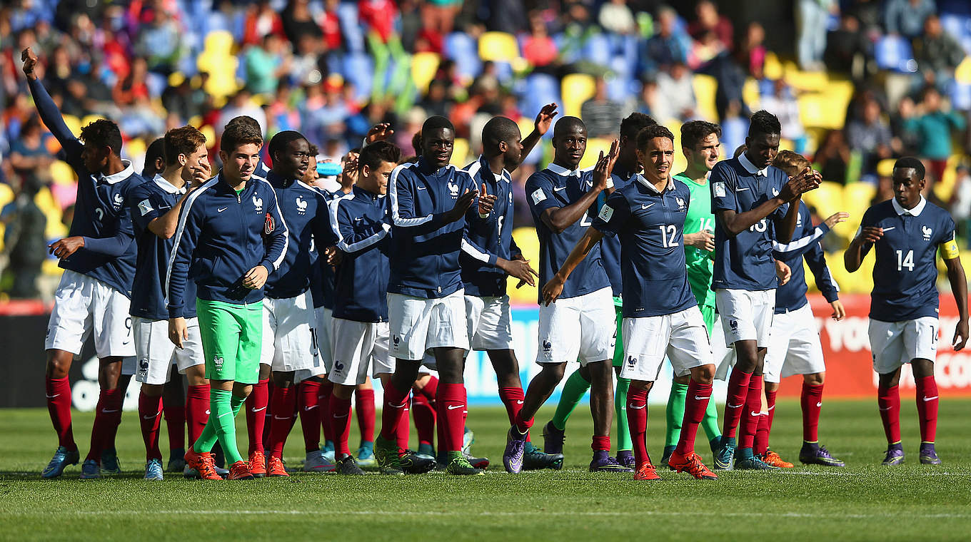 Souverän im Achtelfinale: Die französische Auswahl © 2015 FIFA