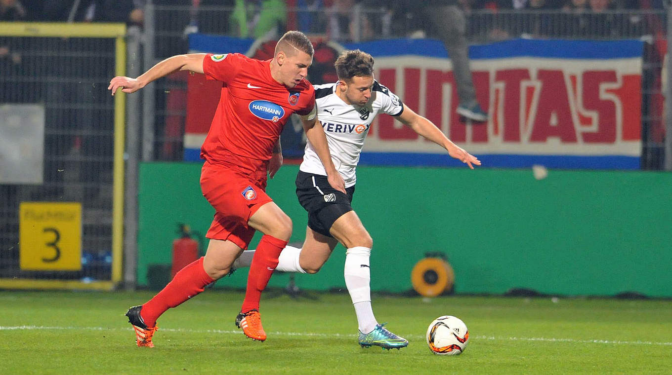 Heidenheim needed penalties to see off Sandhausen © imago/nph