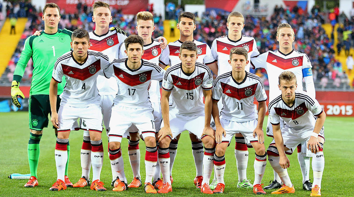 Einen Gang hochschalten im Achtelfinale gegen Kroatien: die deutschen U 17-Junioren © FIFA/FIFA via Getty Images