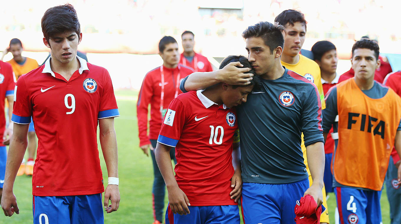 Enttäuschung pur: WM-Gastgeber Chile ist mit der U 17 aus dem Turnier ausgeschieden © FIFA/FIFA via Getty Images