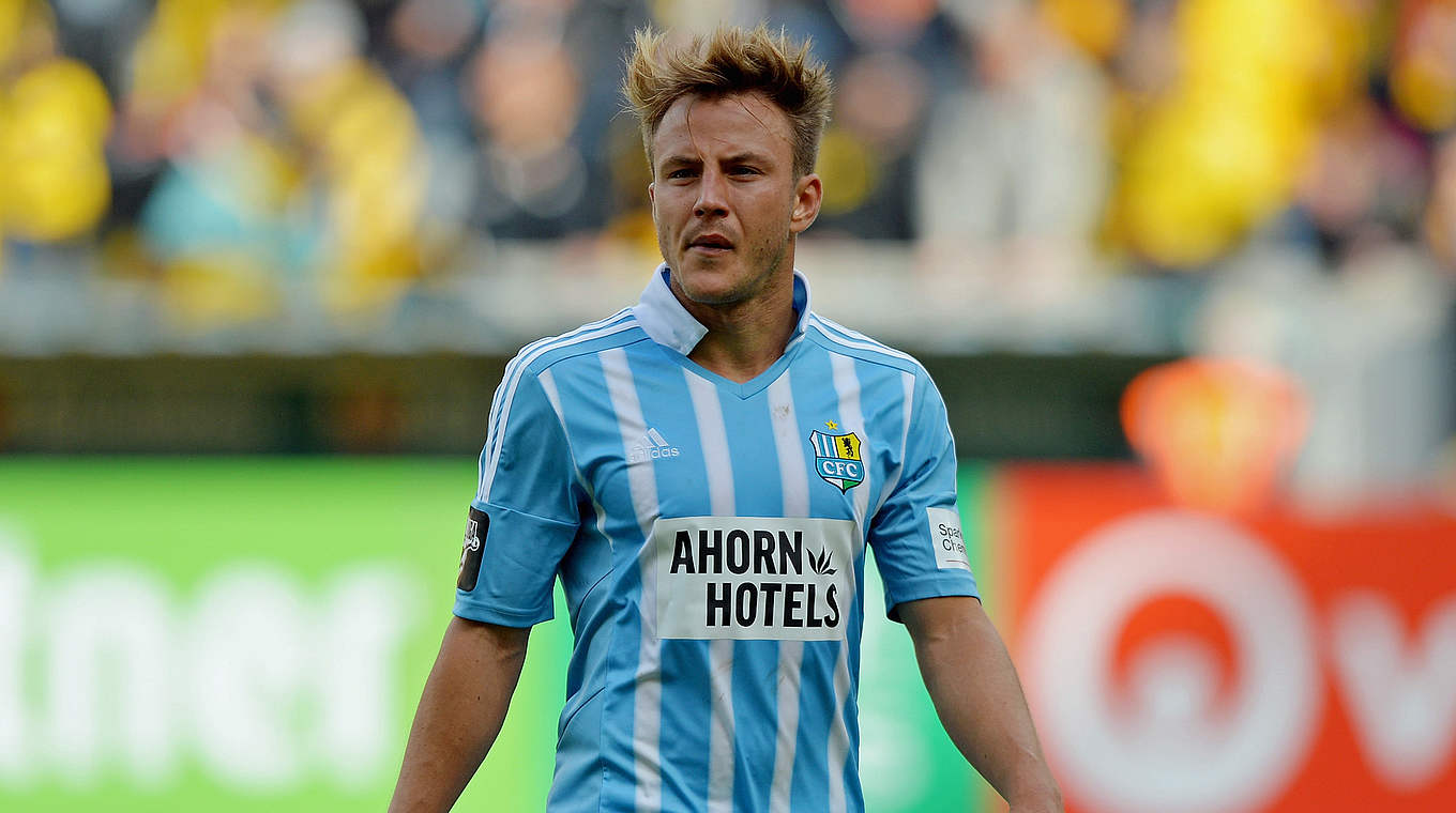 Auf dem Sprung zum Drittliga-Rekordspieler: der Chemnitzer Fabian Stenzel © 2015 Getty Images