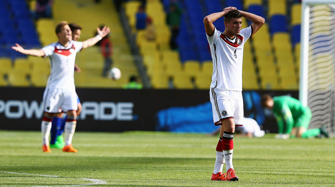 Enttäuschung pur nach dem K.o. im WM-Achtelfinale: Gökhan Gül und die deutsche U 17 © FIFA/FIFA via Getty Images