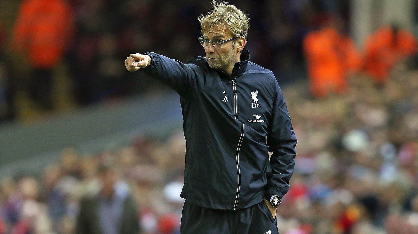 Kann mit der Leistung seines Teams nicht zufrieden sein: Reds-Coach Jürgen Klopp © 2015 Getty Images