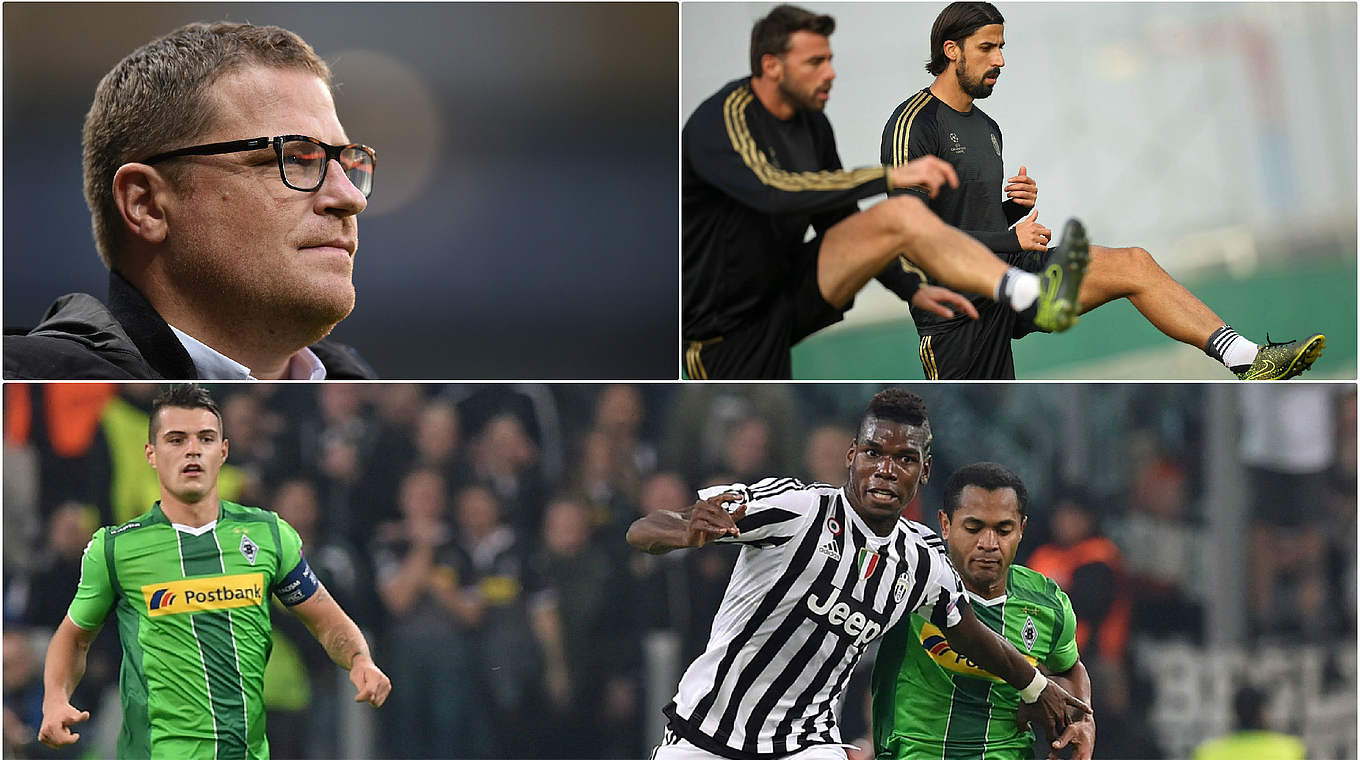 Duell im Borussia-Park: Eberl und Gladbach gegen Turin  © 2015 Getty Images