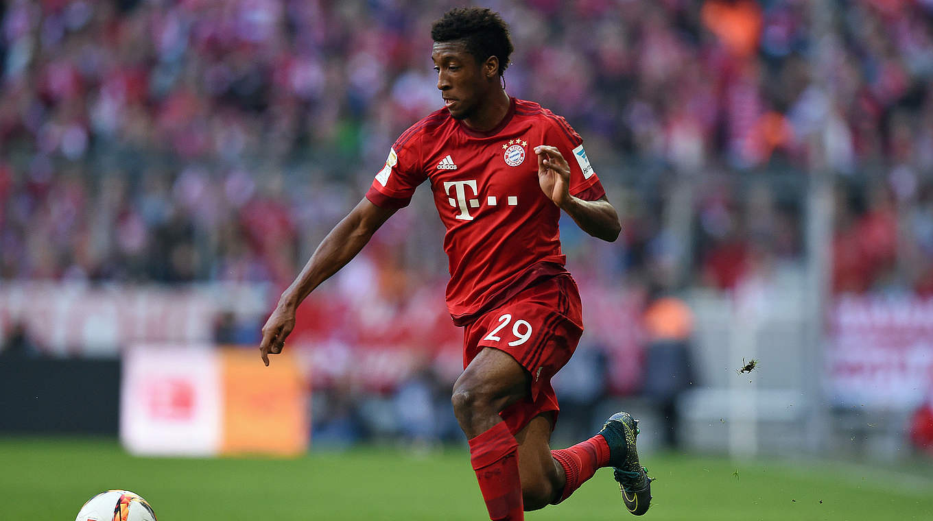 Kingsley Coman, on loan from Juventus, happy so far with Bayern © 2015 Getty Images