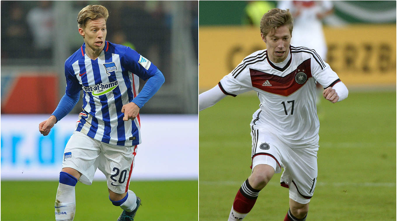 Horst Hrubesch about Mitchell Weiser: "He's developed and improved a lot at Hertha BSC" © DFB/GettyImages