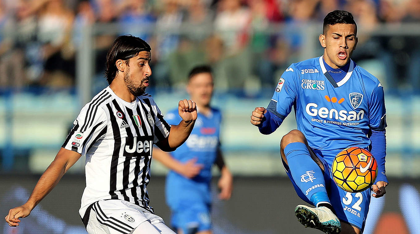 Torvorlage in Empoli beim Comeback für Juventus: Sami Khedira (l.) © 2015 Getty Images
