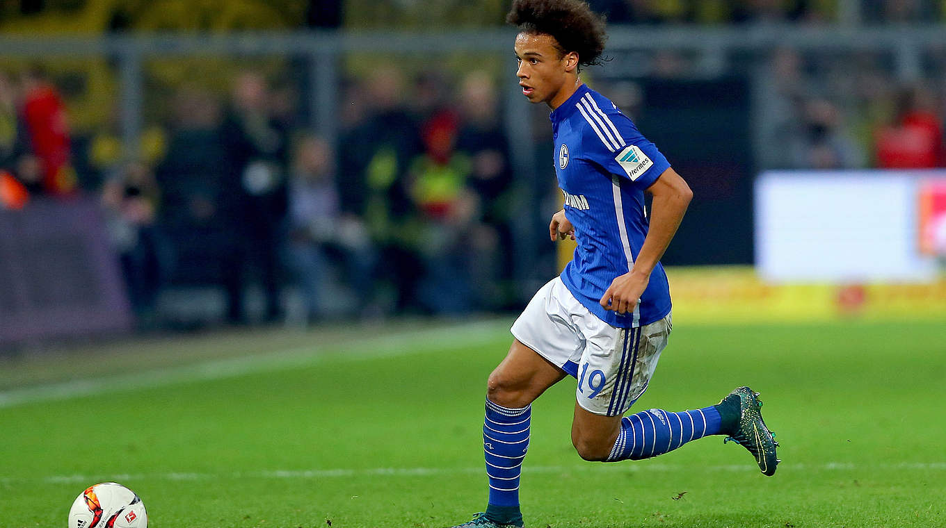 Schalkes Leroy Sané: "Ich musste heute sehr viel laufen, wir mussten viel arbeiten" © 2015 Getty Images