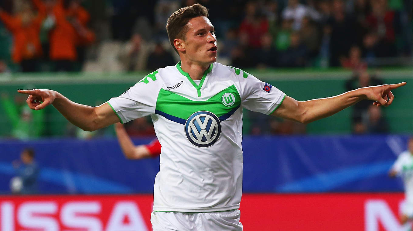 VfL Wolfsburg - ZSKA Moskau 1:0 (1:0): Mann des Spiels: Julian Draxler trifft für Wolfsburg zum Sieg © 2015 Getty Images
