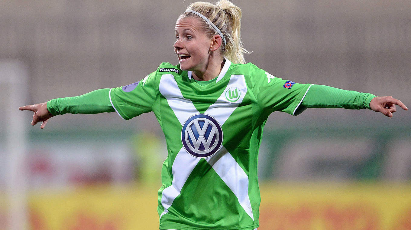 Wolfsburgs Julia Simic: "Der Frauenfußball in England ist auf einem guten Weg" © Jan Kuppert