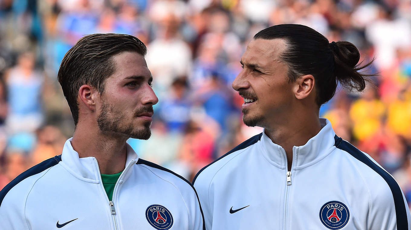 Kevin Trapp über PSG-Teamkollege Zlatan Ibrahimovic: "Er ist ein echt netter Typ" © AFP PHOTO/NICHOLAS KAMM