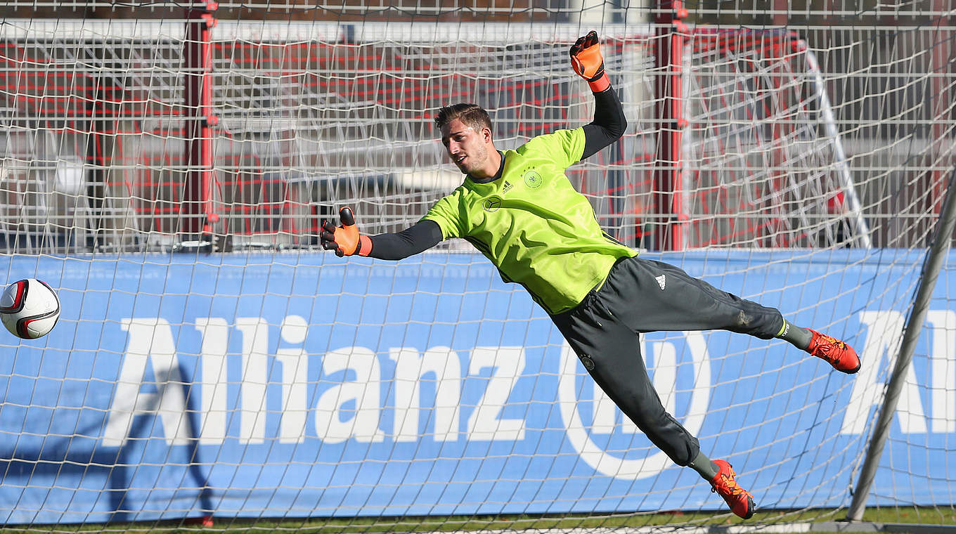 Fliegt zum ersten Mal beim A-Team: Kevin Trapp, seit dieser Saison Torhüter in Paris © 2015 Getty Images